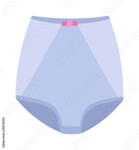Female panties types control briefs vector icons. Woman underwear fashion styles control briefs collection. Underclothes control briefs design elements classic briefs, bikini, string, tanga, thong.