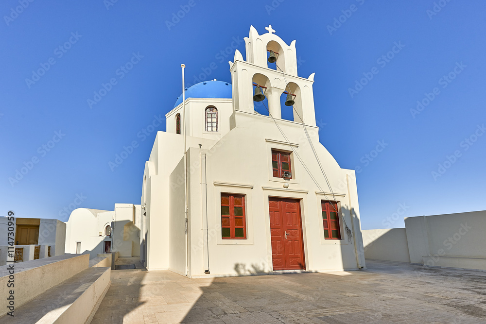 Church in Oia - Santorini island Greece