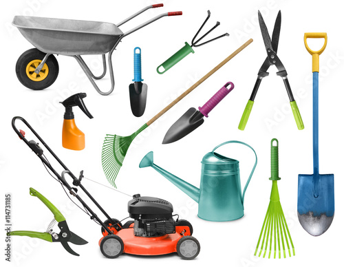 Essential gardening tools photo