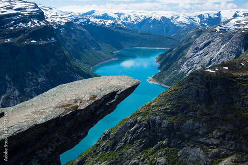 Canvastavla trolltunga