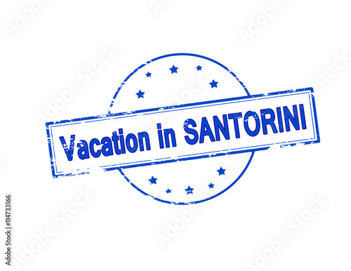 Vacation in Santorini