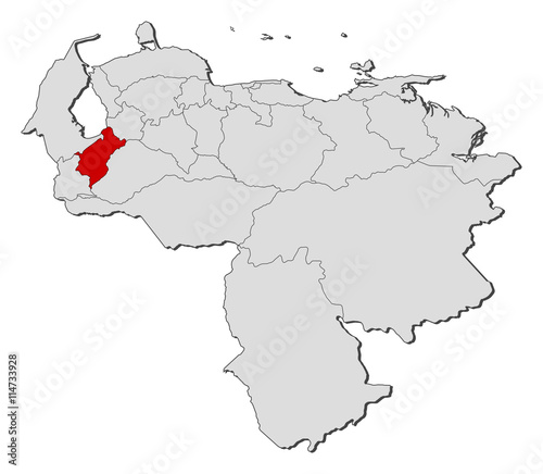 Map - Venezuela  Miranda