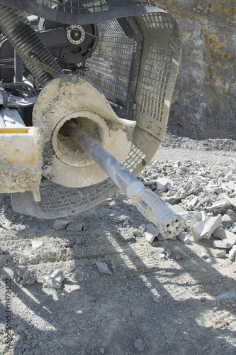 Drilling machine - close-up of an oil drill - Core Drilling