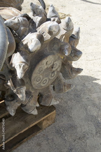 Drilling machine - close-up of an oil drill - Core Drilling