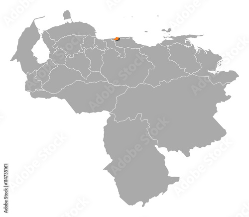 Map - Venezuela  Capital District