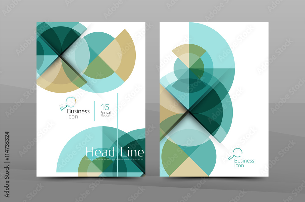 Fototapeta premium A4 business page