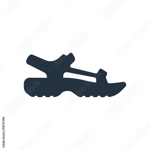 sandal man, clothes 100 icons set