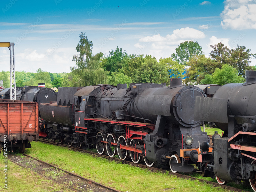 Fototapeta premium steam locomotive