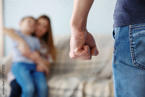 Family problems concept. Mo...