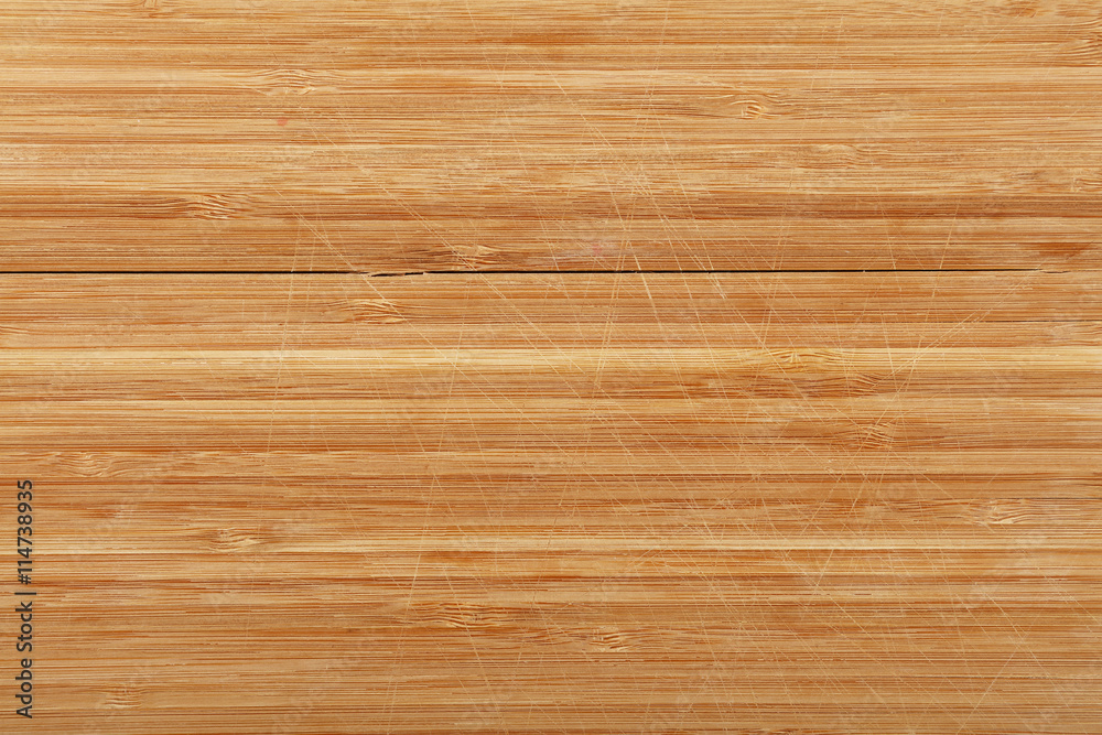 Bamboo wood chopping board background with cuts Bamboo wood chopping board background with cuts
