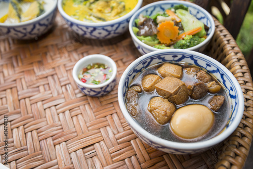 Thai food in wedding ceremony