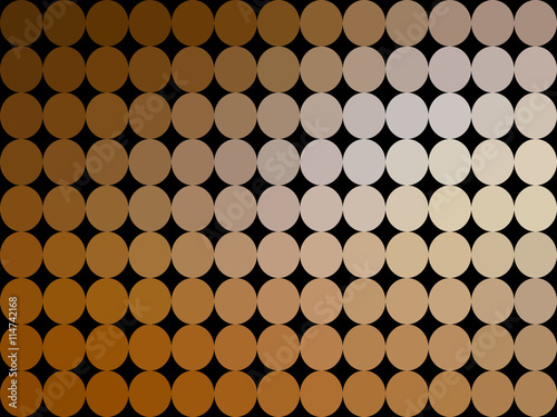 Gradient low poly circle style vector mosaic background