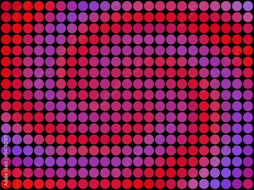 Sun low poly circle style vector mosaic background