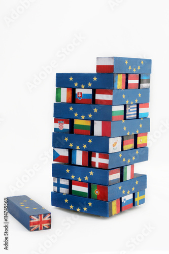 Brexit tumble tower
