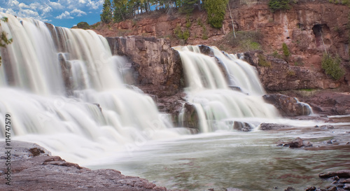 Gooseberry Fall  Minnesota - Waterfalls