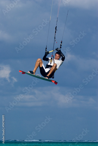 Kite surfing in Grand Cayman