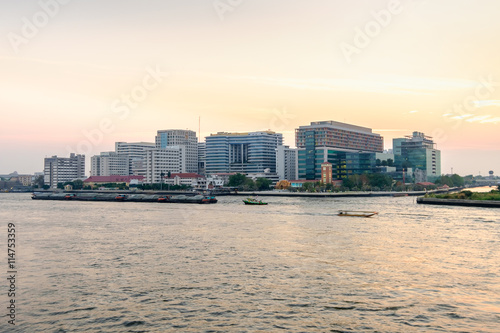 Siriraj Hospital on the Chao Phraya River