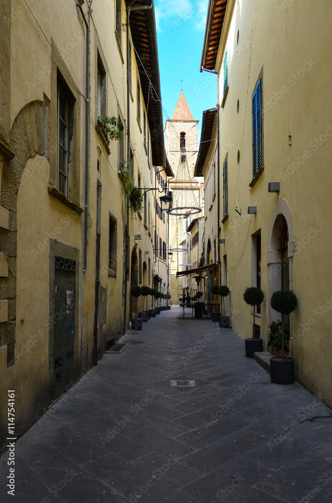 Arezzo (Italy), a wonderful Etruscan and Renaissance city of Tuscany region