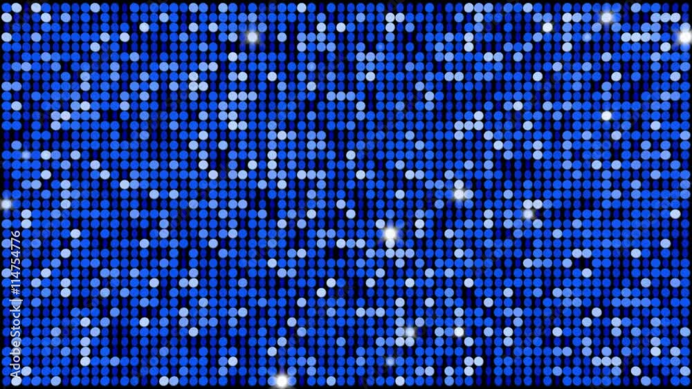 Blue glitter light and sparkle background – seamless looping
