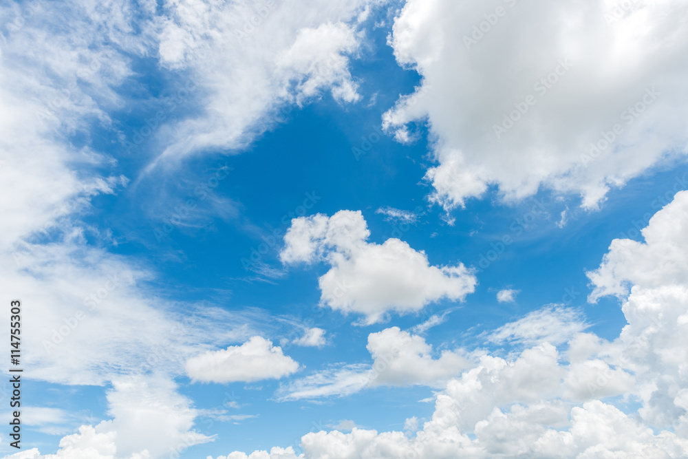 Obraz premium blue sky with cloud