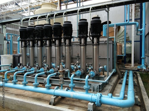 Industrial water pumping.
