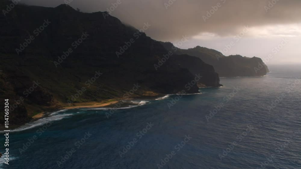 Approaching the Hawaiian coastline. Shot in 2010. Approaching the Hawaiian coastline. Shot in 2010.