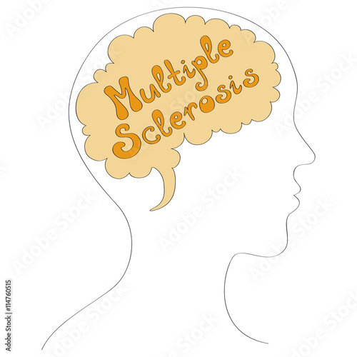 Multiple sclerosis vector background