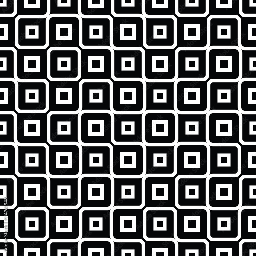 Vector seamless black and white pattern Vector seamless black and white pattern