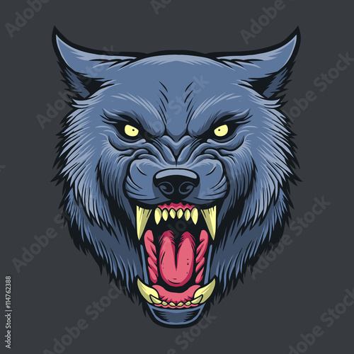 Wolf Head Vector Stock