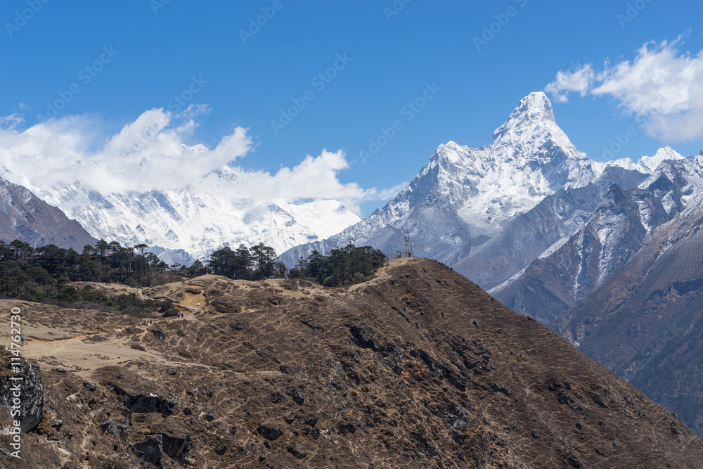 Ama Dablam mountain peak landscape