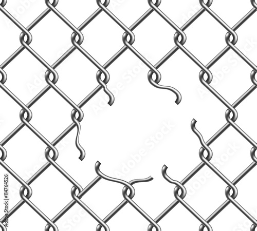 Hole in the Wired Fence
