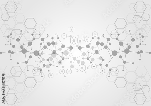 Abstract technological background with mesh connection technolog