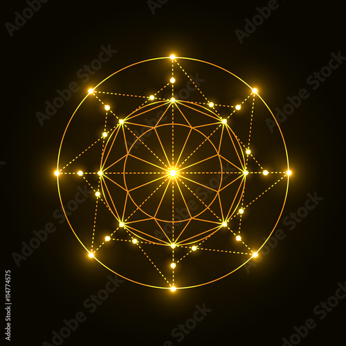 Sacred Geometry. Vector Illustration