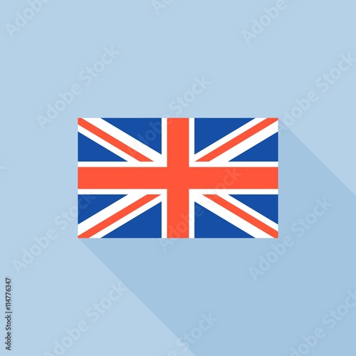 UK flat icon vector, flat design