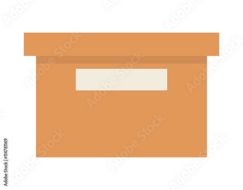 office box isolated icon design