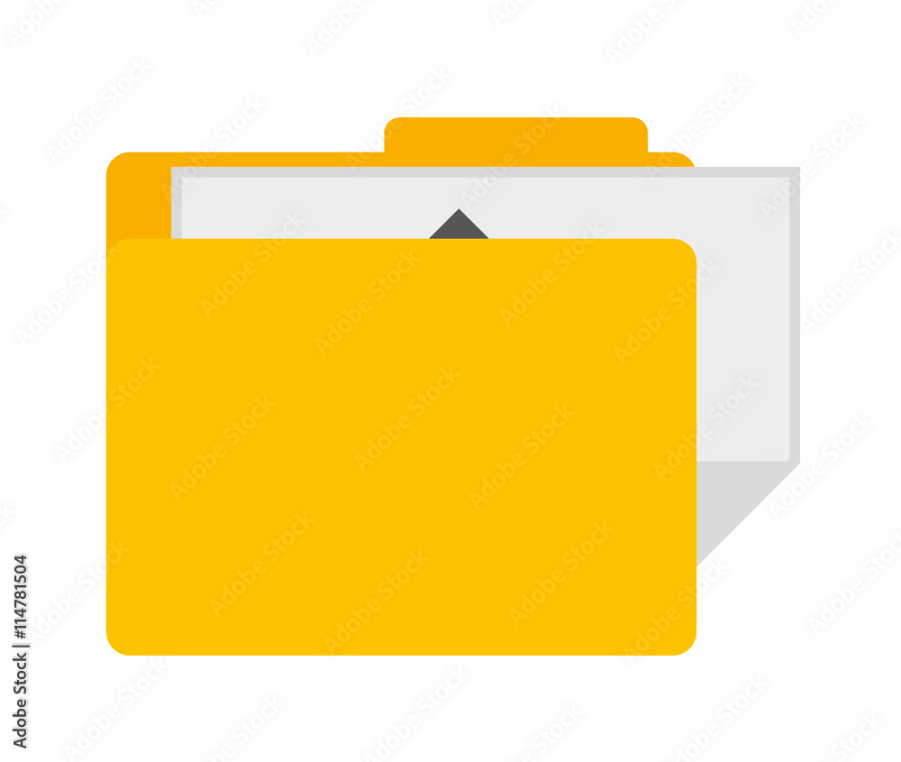 folder isolated icon design