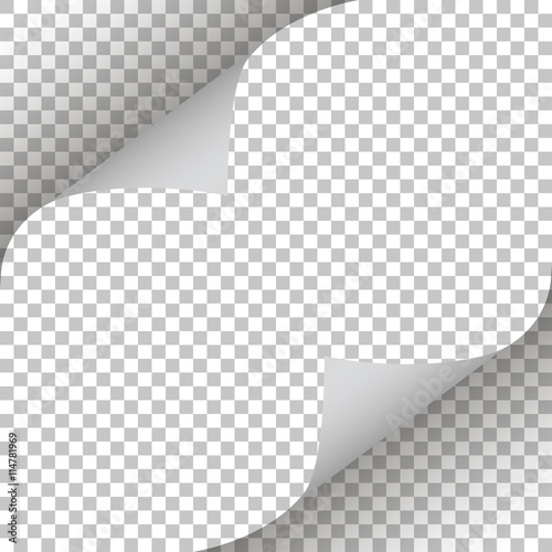 Pages curl stylish illustration vector design