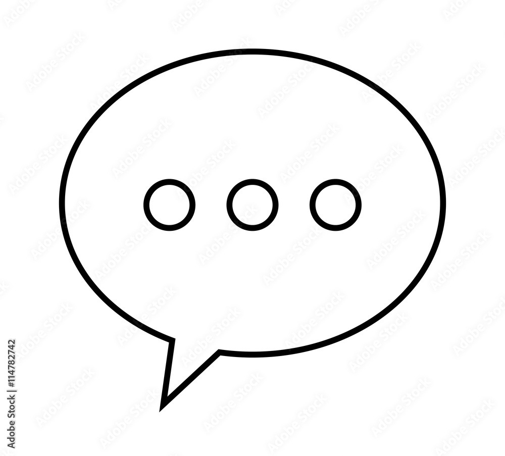 speech bubble isolated icon design speech bubble isolated icon design
