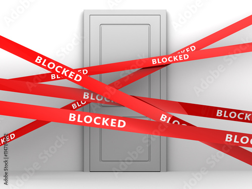 blocked room