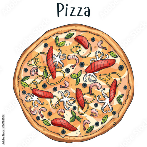 pizza seafood