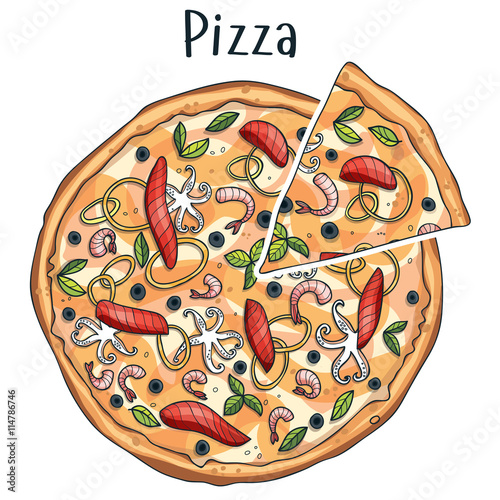pizza seafood