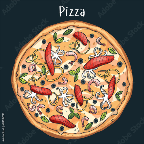 pizza seafood