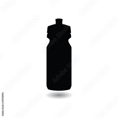 Sports water bottle icon