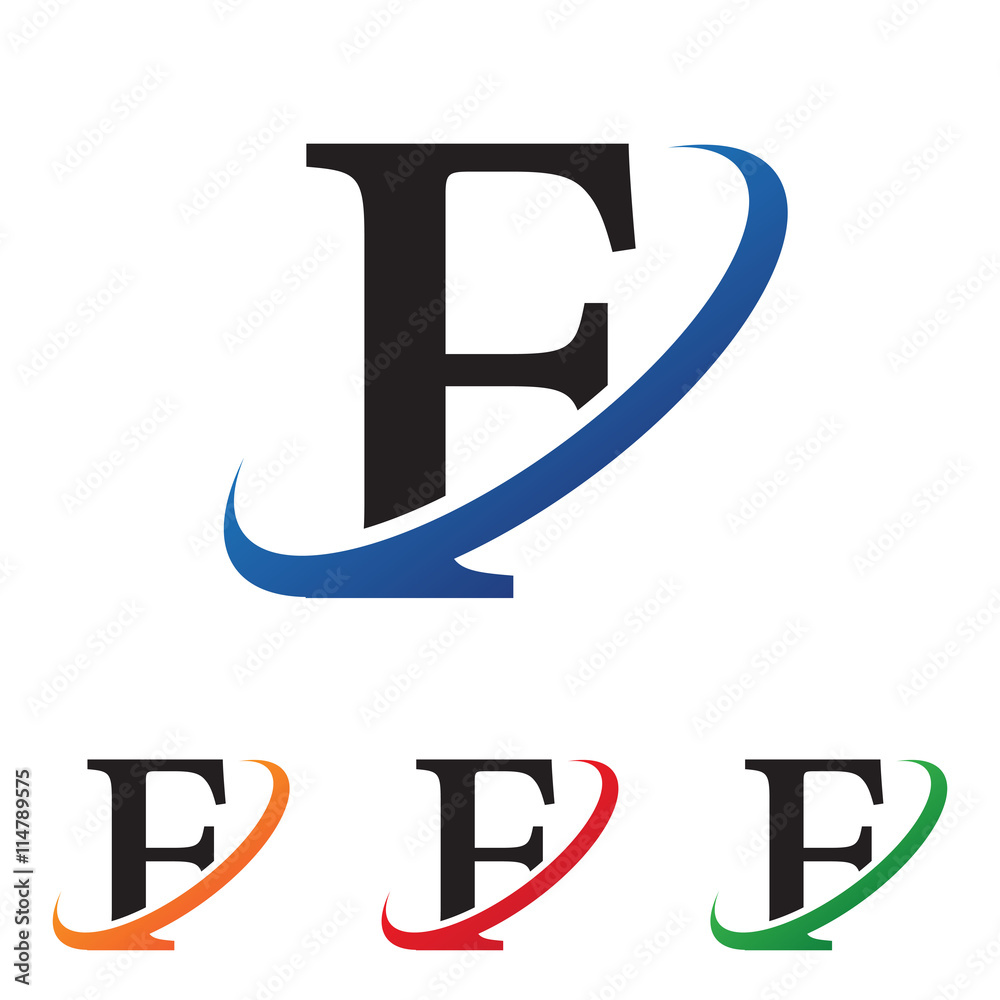 initial swoosh logo f initial swoosh logo f