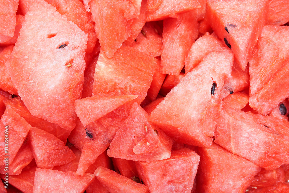 closeup red watermelon texture background closeup red watermelon texture background