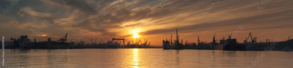 Fototapeta Port Gdynia