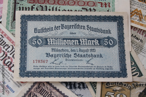 Fotografie Hyperinflation in Bayern