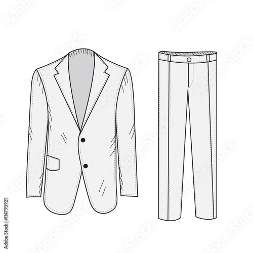 How to draw a suit and tie easy Drawing coat step by step tutorial for  beginners  Clothes drawing  YouTube