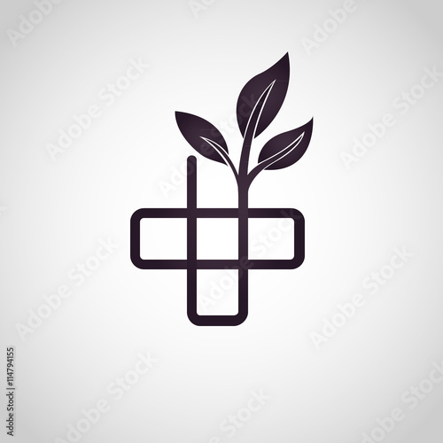 alternative medicine logo vector