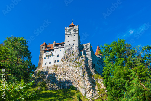 The famous medieval Dracula castle in Bran city of Romania